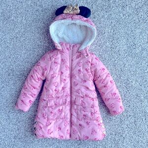 Disney Pink Minnie Mouse Hooded Coat